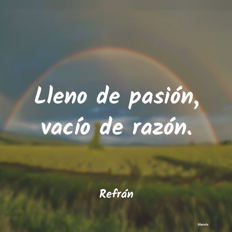 Frases de Refrán