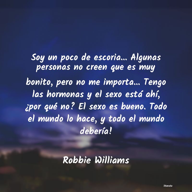 Frases de Robbie Williams