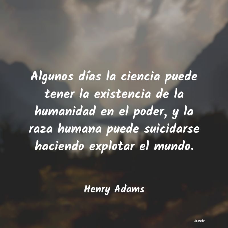 frases de Henry Adams