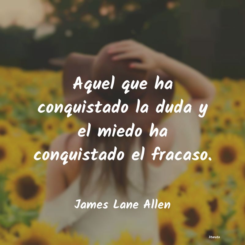 Frases de James Lane Allen