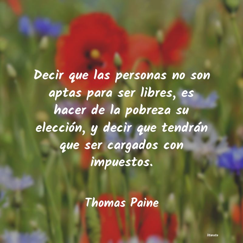 Frases de Thomas Paine