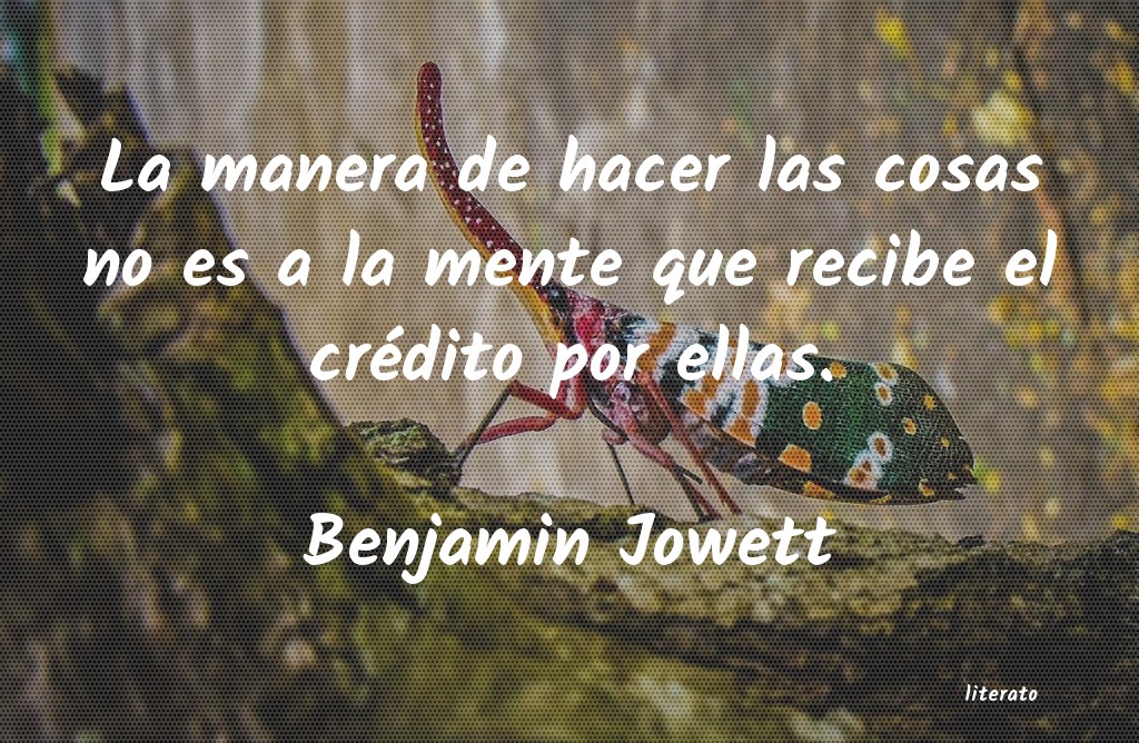 Frases de Benjamin Jowett