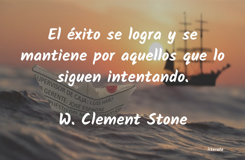 frases de W. Clement Stone