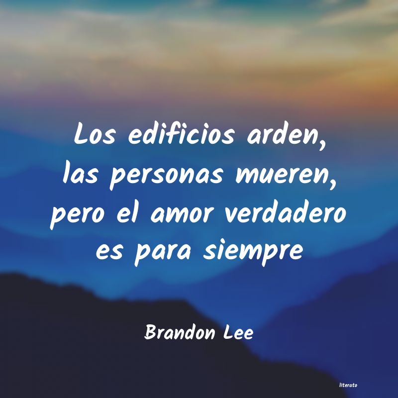 frases de Brandon Lee