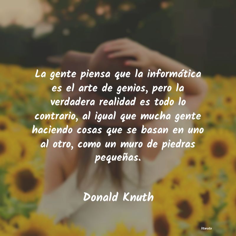 Frases de Donald Knuth