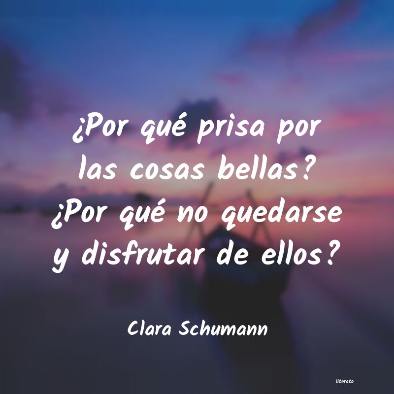 frases de Clara Schumann