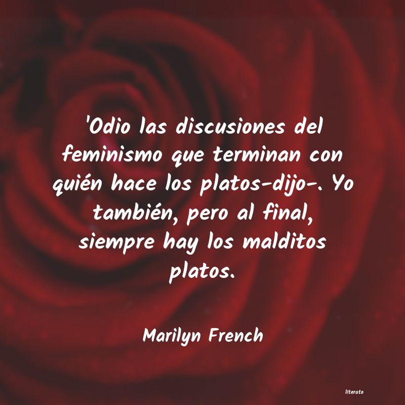 frases de Marilyn French