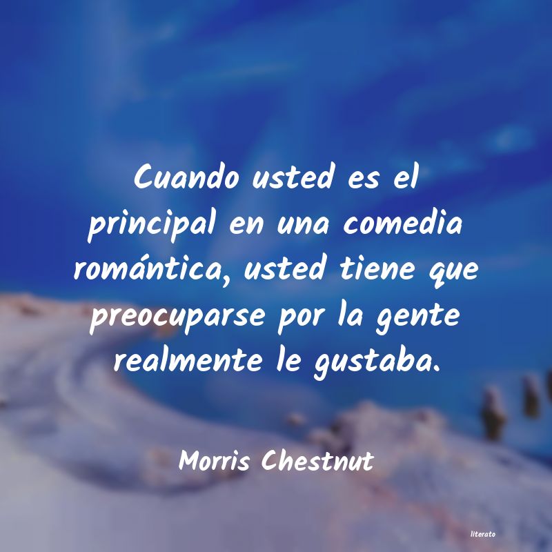 frases de Morris Chestnut
