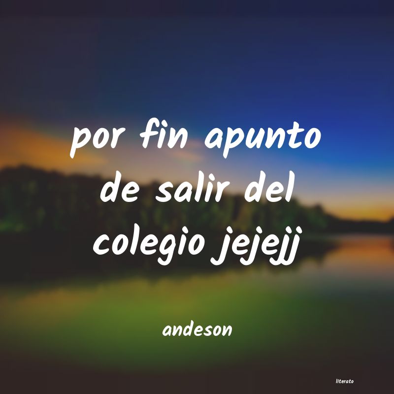 Frases de andeson