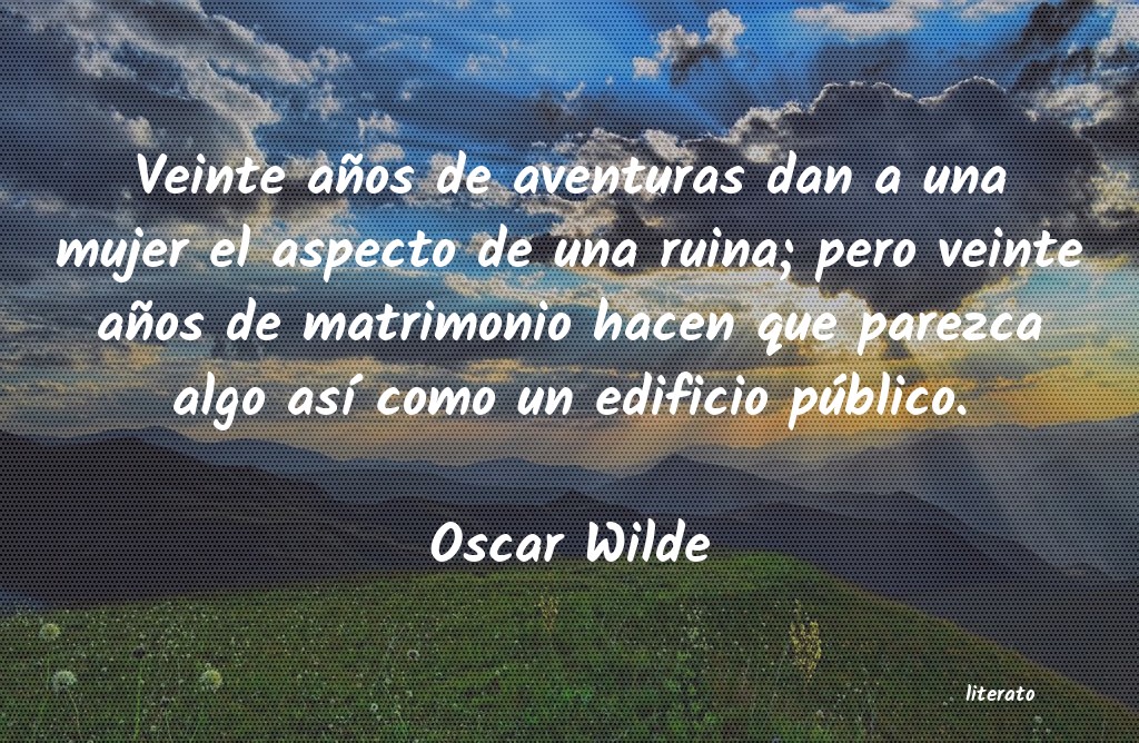 frases de Oscar Wilde