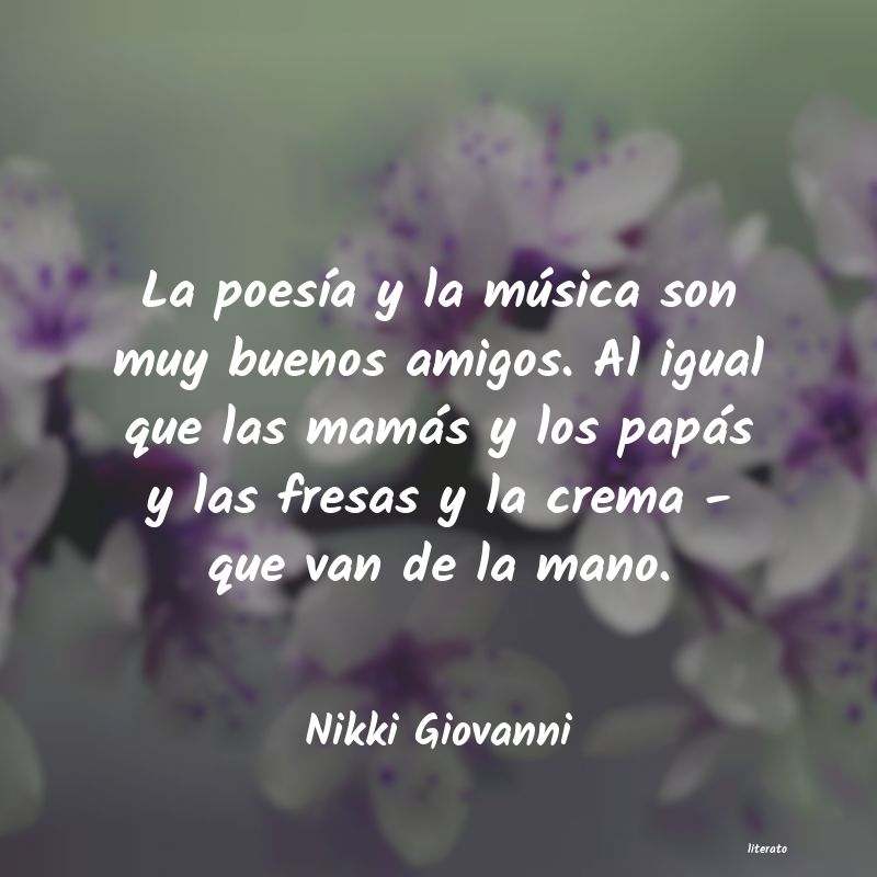 Frases de Nikki Giovanni