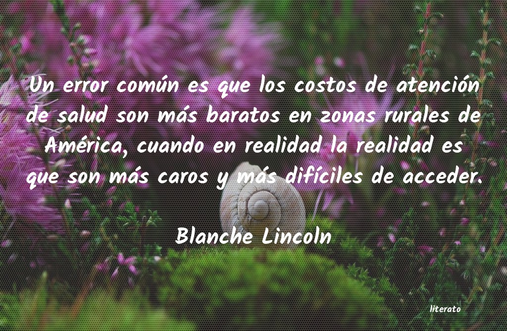 Frases de Blanche Lincoln