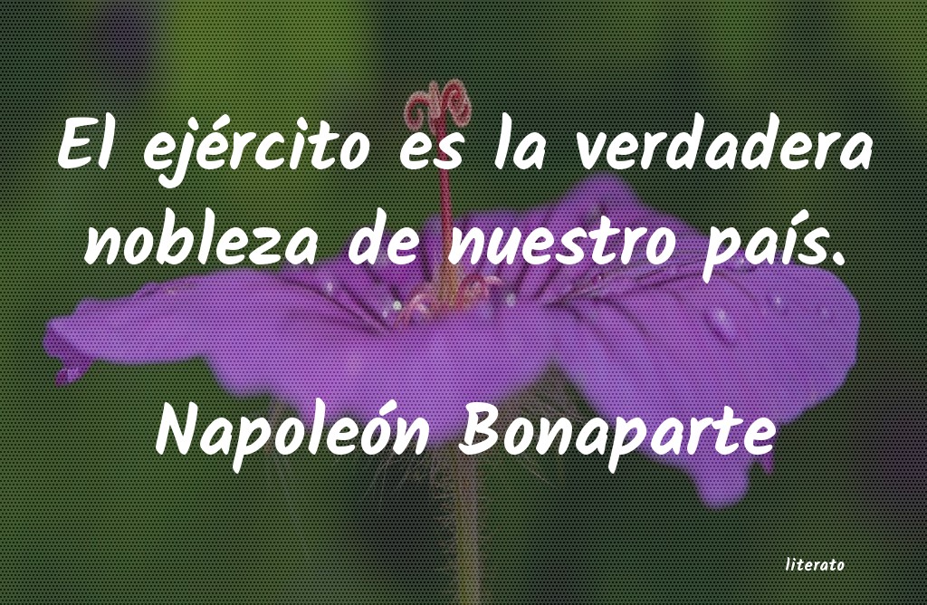 frases de Napoleón Bonaparte