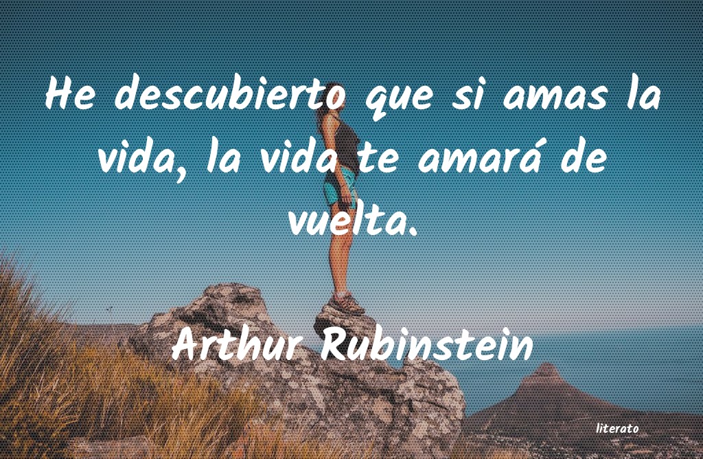 Frases de Arthur Rubinstein