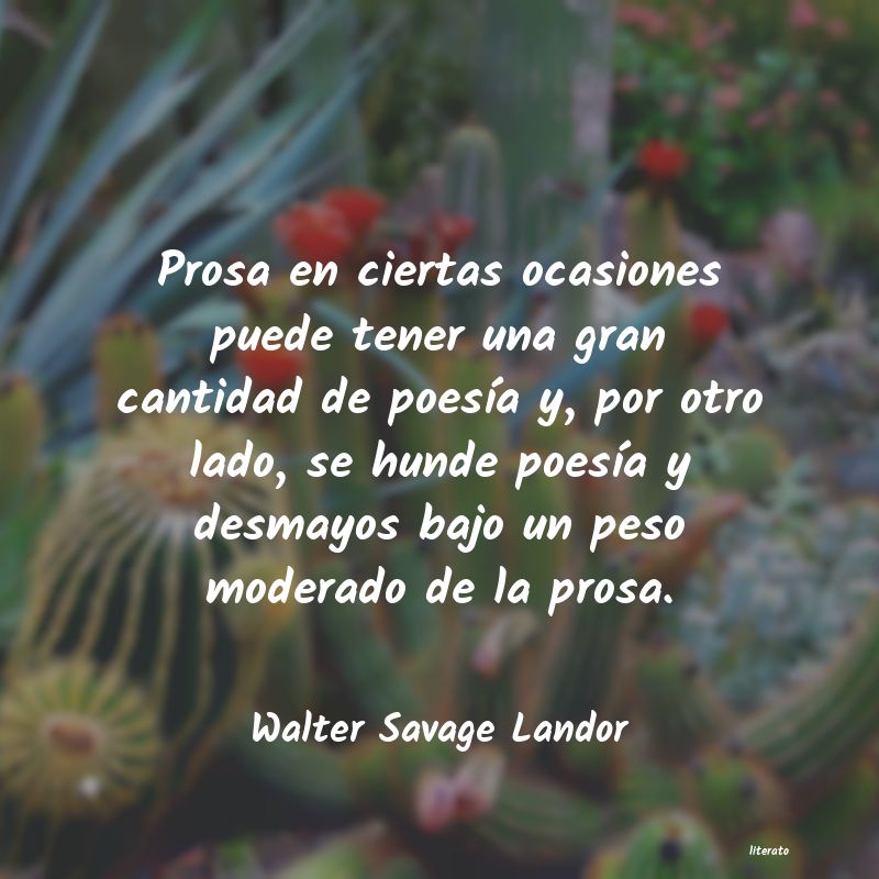 Frases de Walter Savage Landor