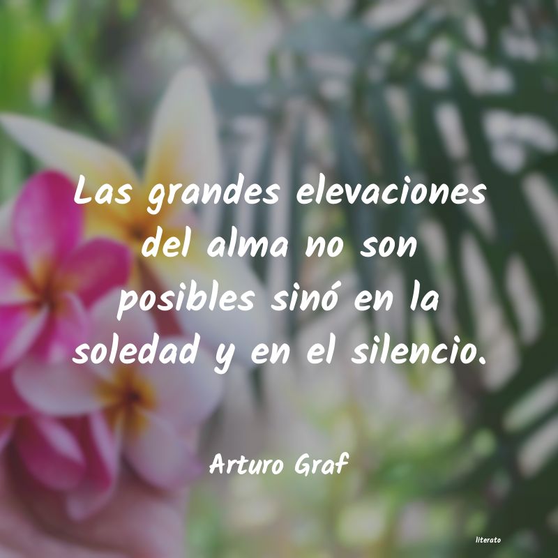 Frases de Arturo Graf