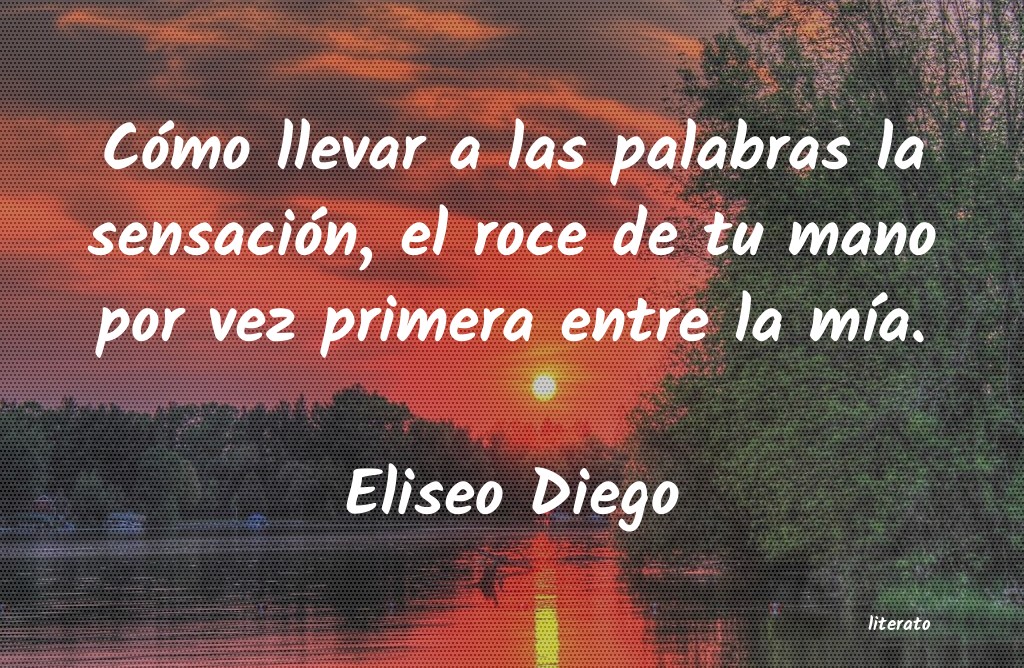 frases de Eliseo Diego