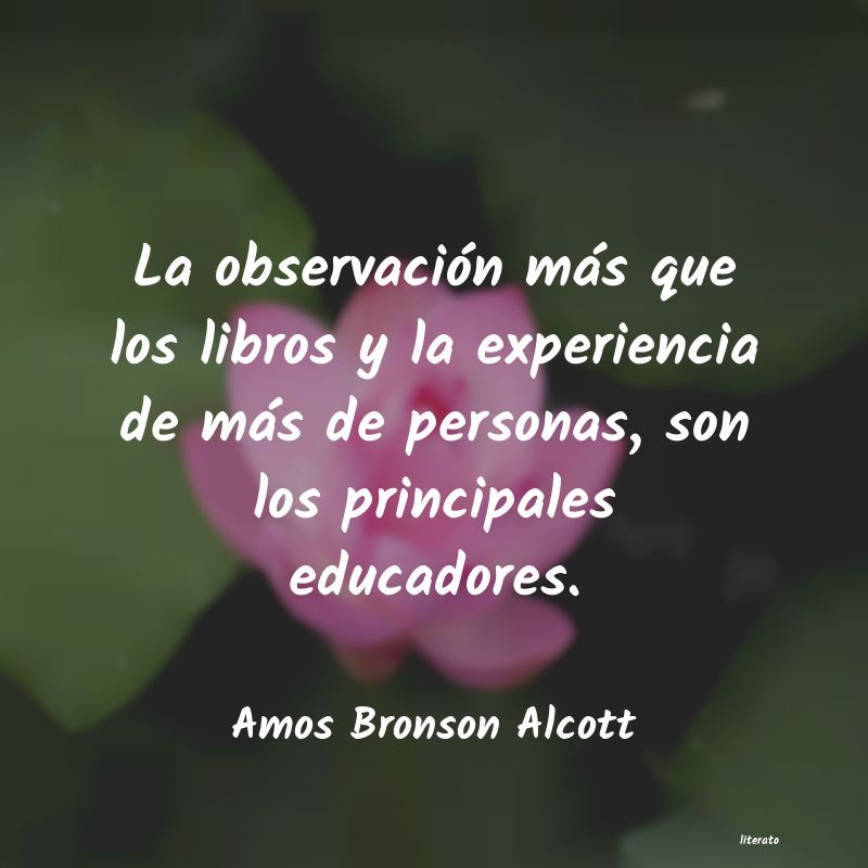 Frases de Amos Bronson Alcott