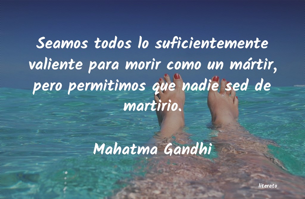 frases de Mahatma Gandhi