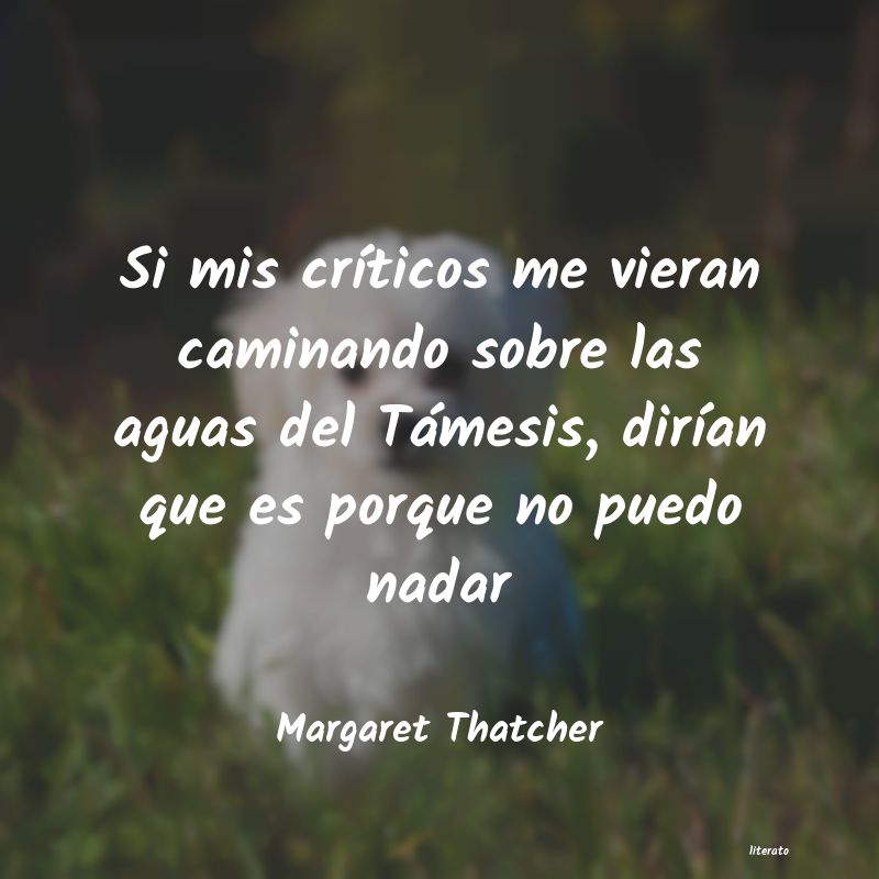 frases de Margaret Thatcher