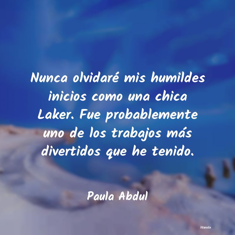 Frases de Paula Abdul