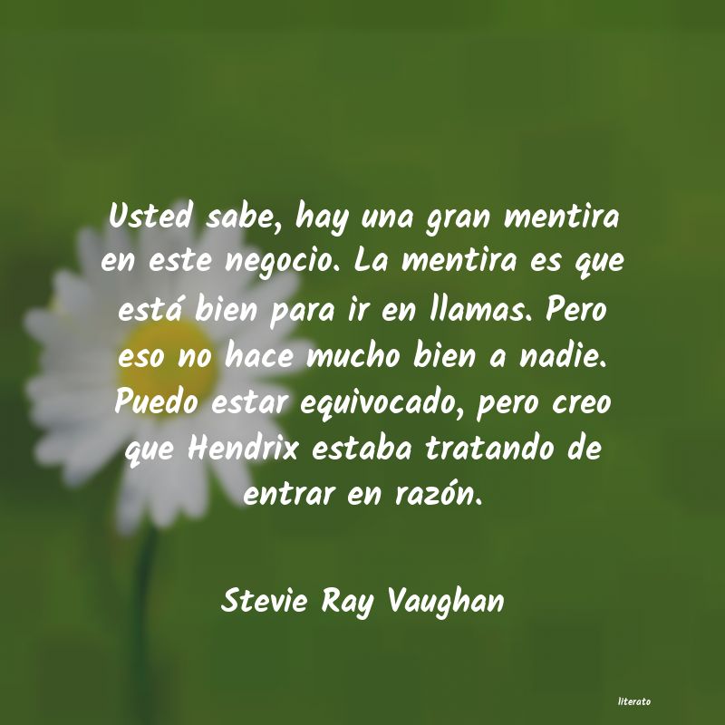 Frases de Stevie Ray Vaughan