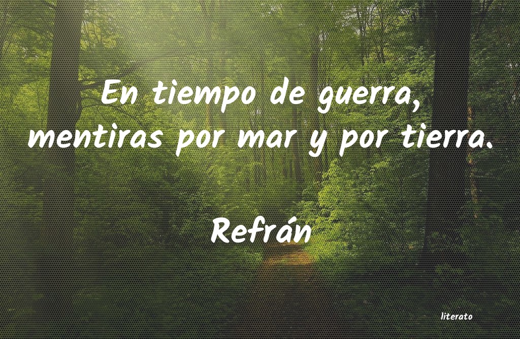 Frases de Refrán