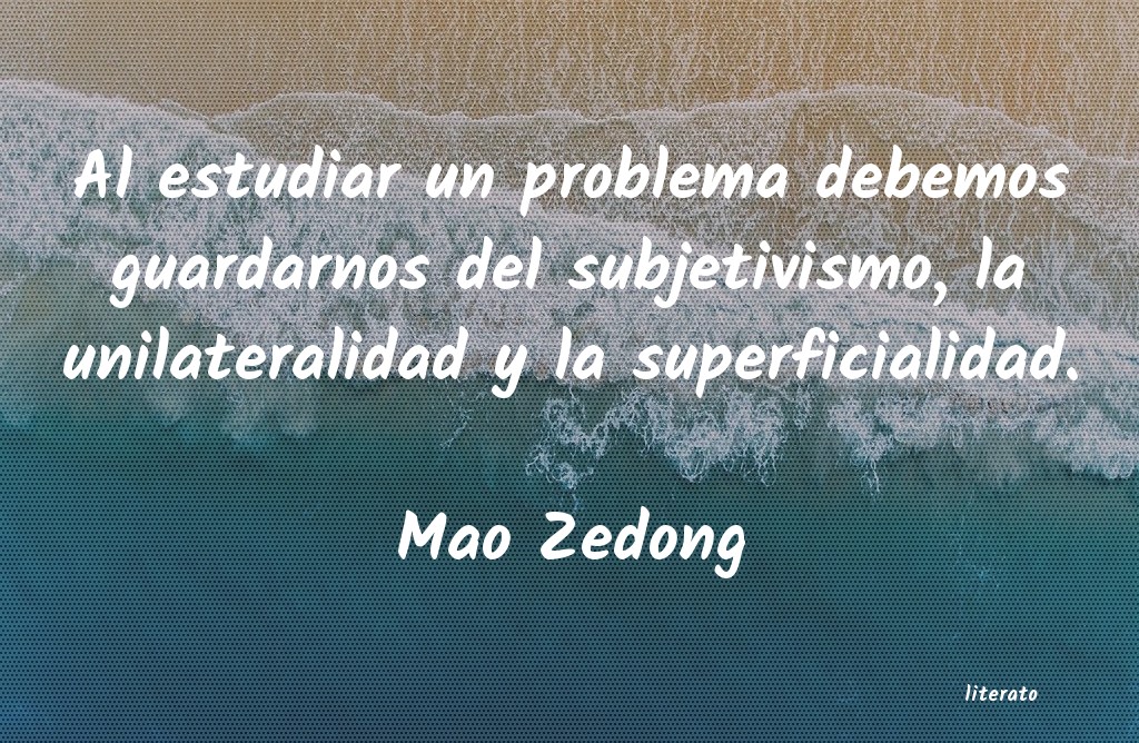 frases de Mao Zedong