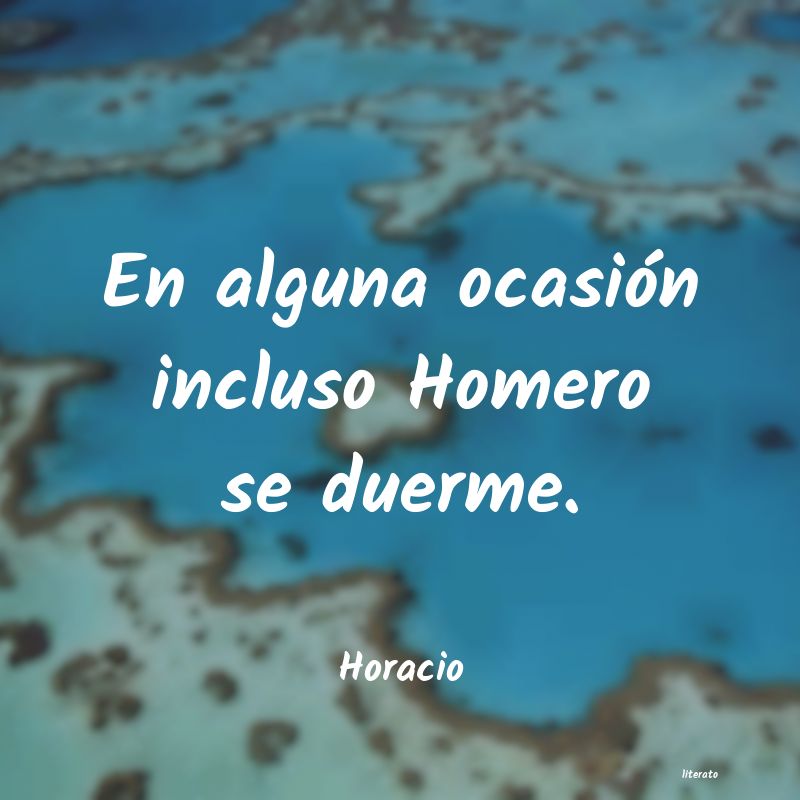 frases de Horacio