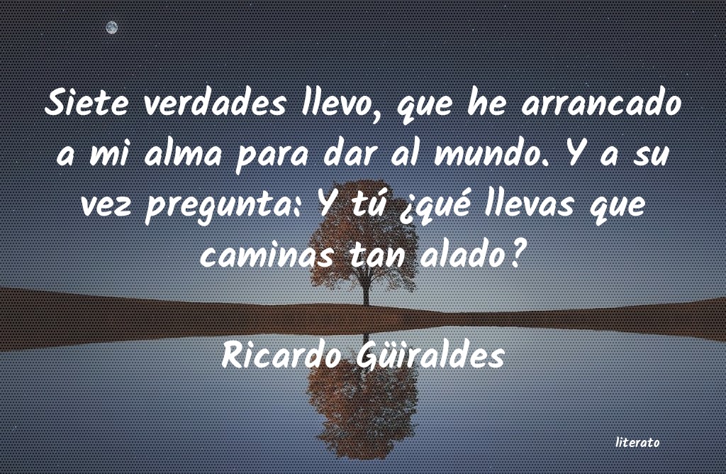 frases de Ricardo Güiraldes