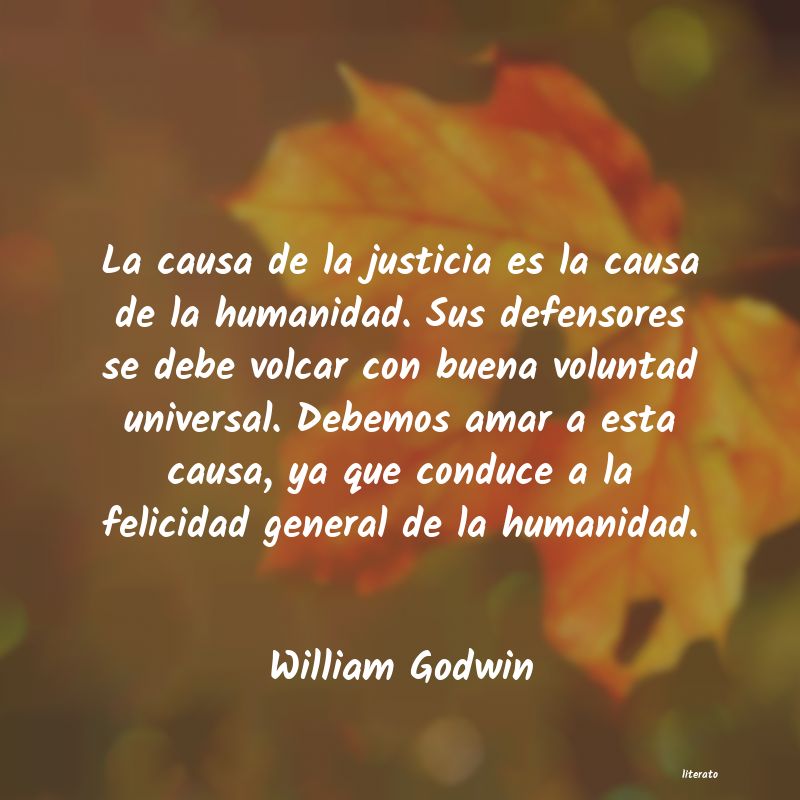 frases de William Godwin
