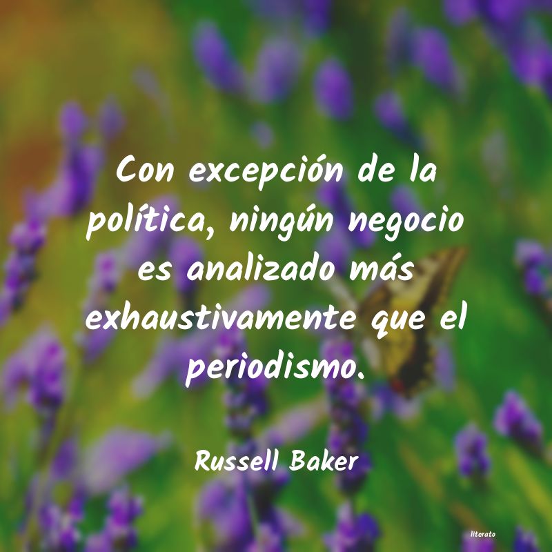 Frases de Russell Baker