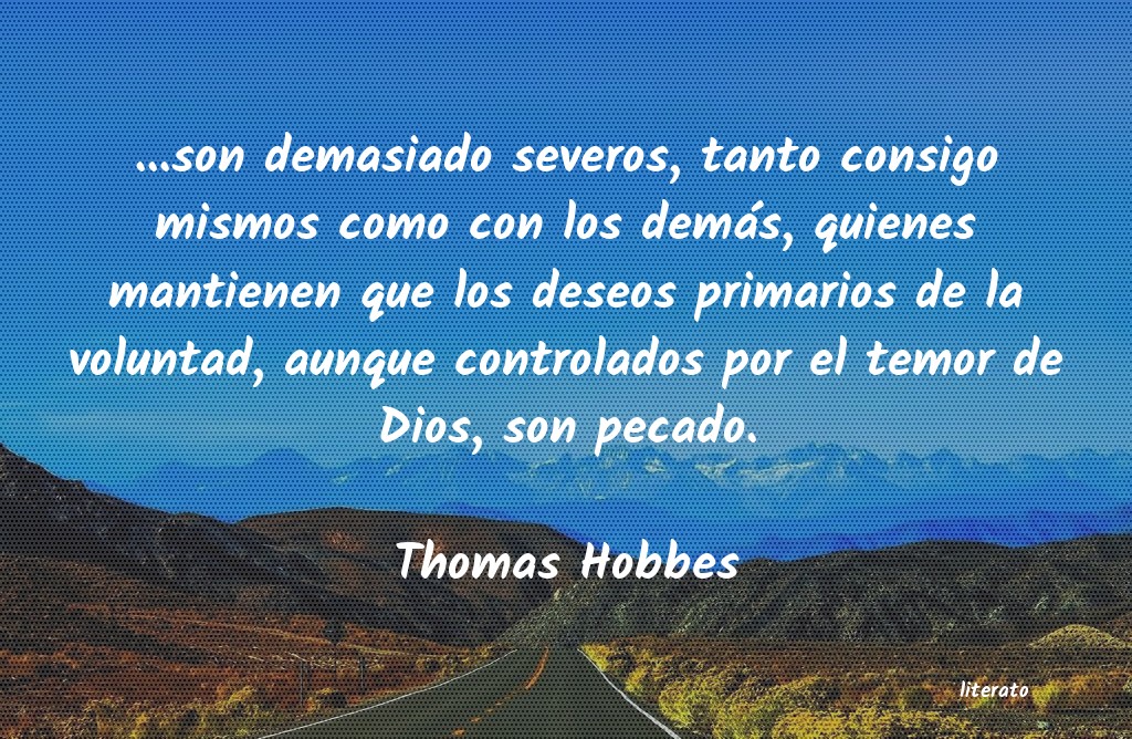 Frases de Thomas Hobbes