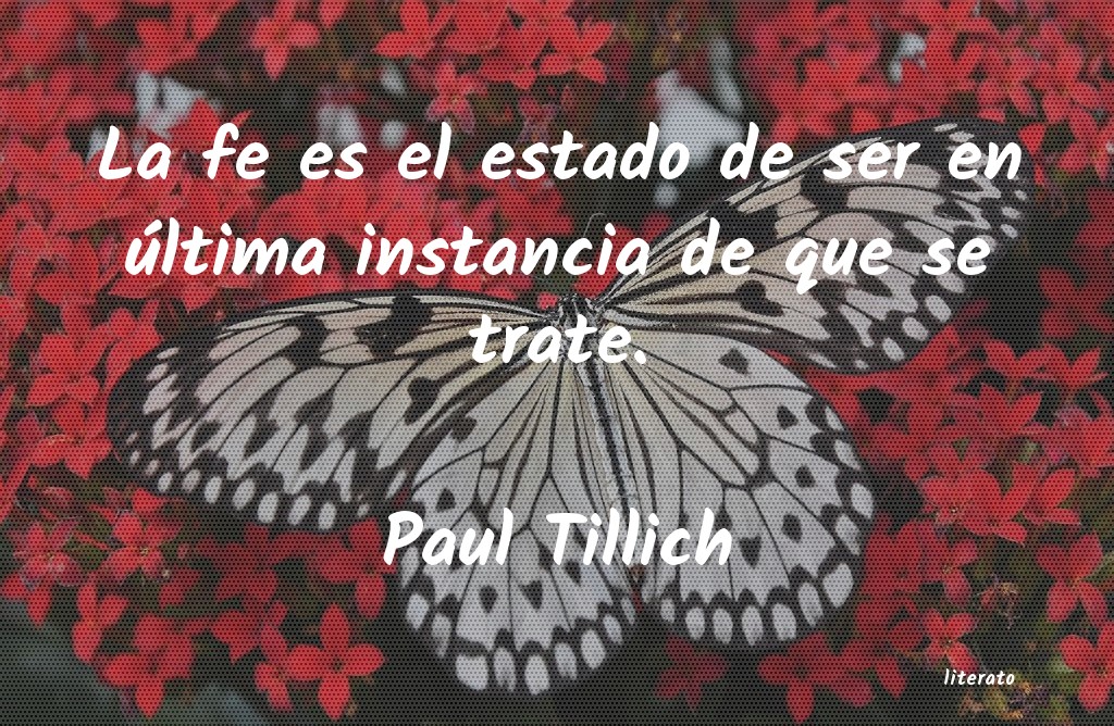 Frases de Paul Tillich