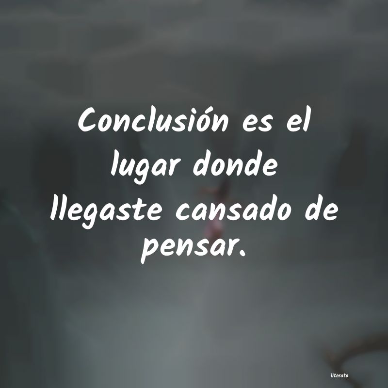 conclusion