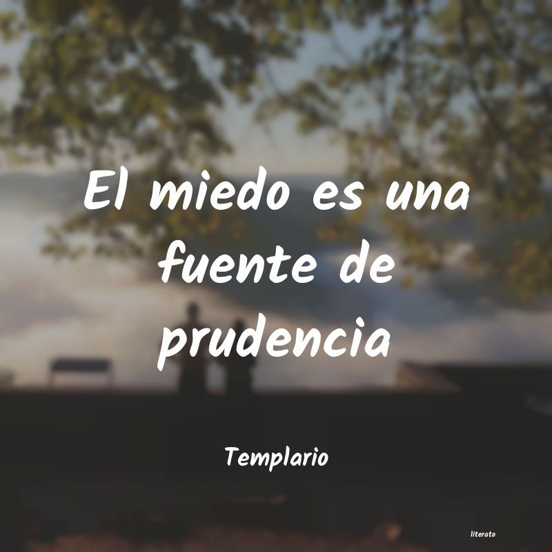 frases de Templario