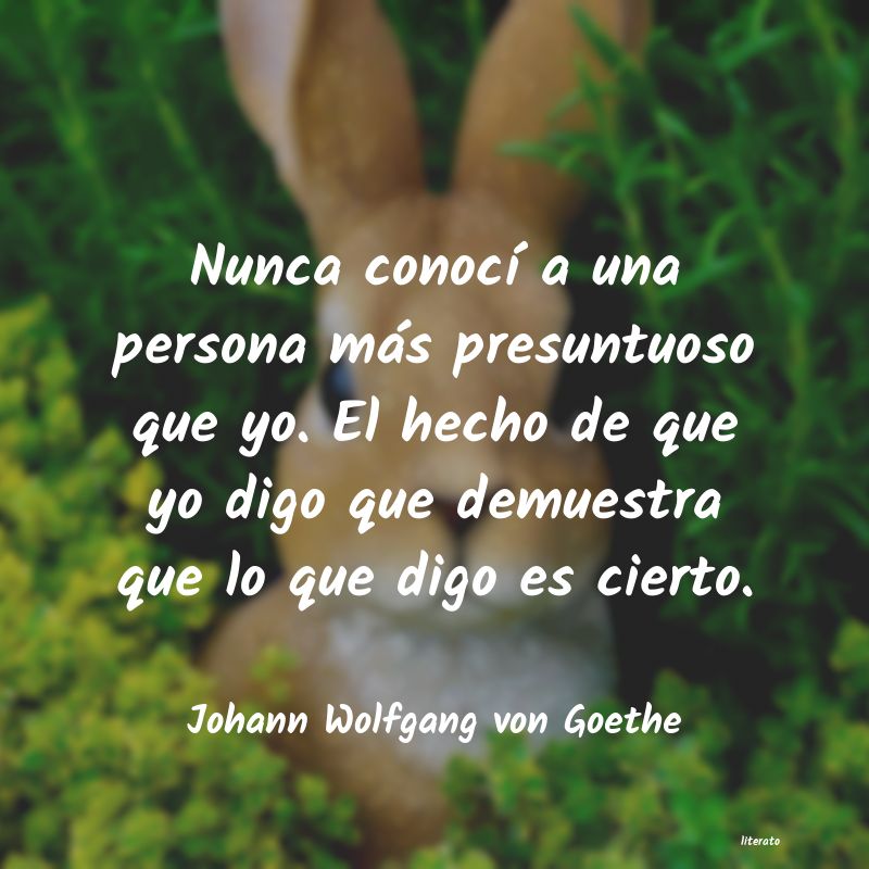 Frases de Johann Wolfgang von Goethe