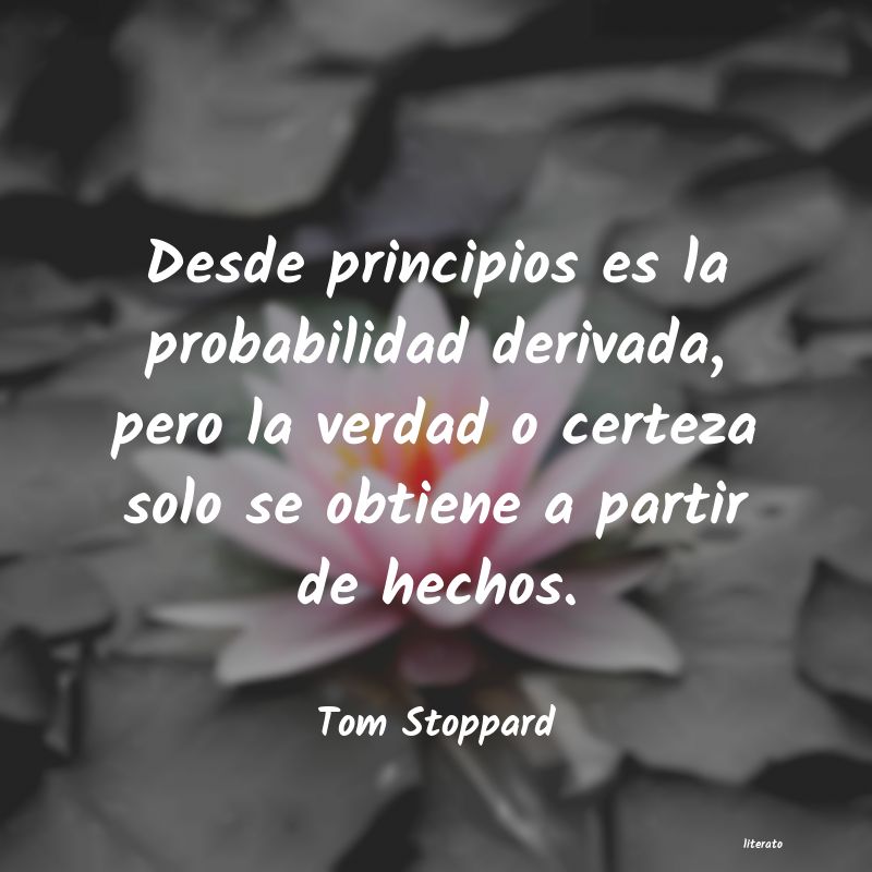 Frases de Tom Stoppard