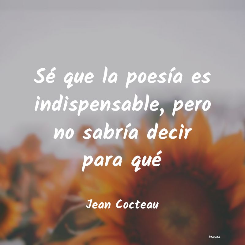 Frases de Jean Cocteau