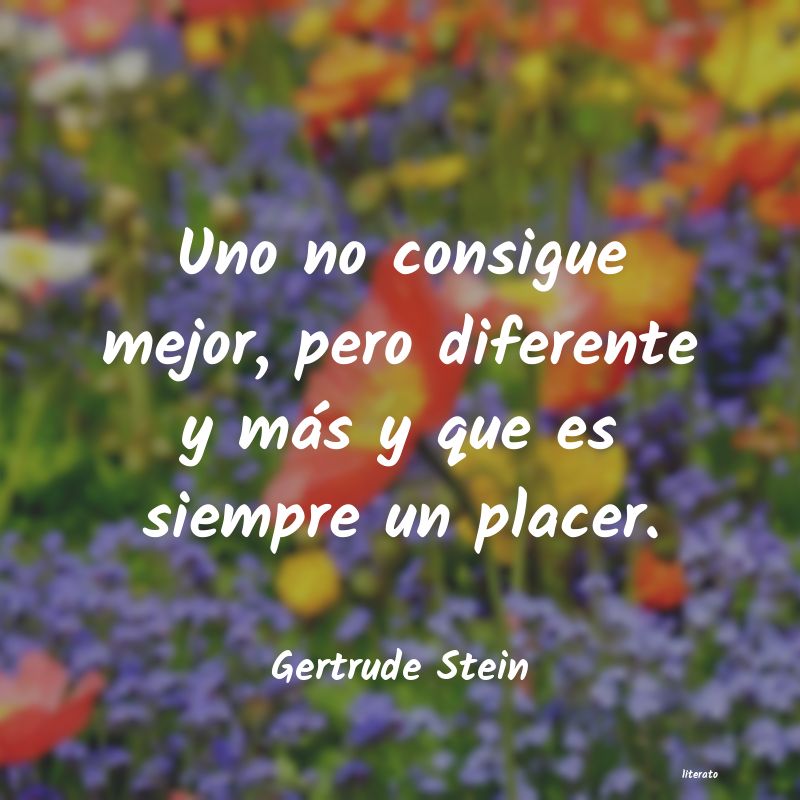 frases de Gertrude Stein