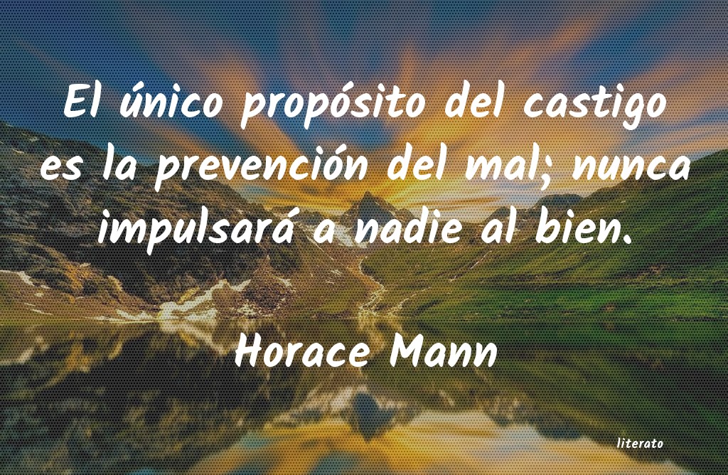 Frases de Horace Mann