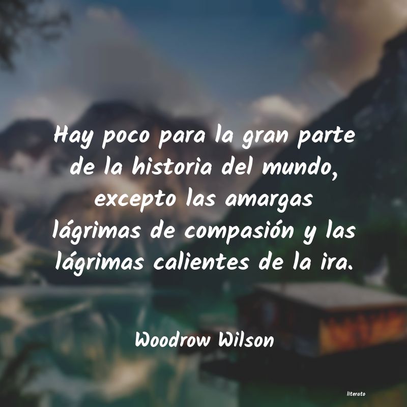 frases de Woodrow Wilson