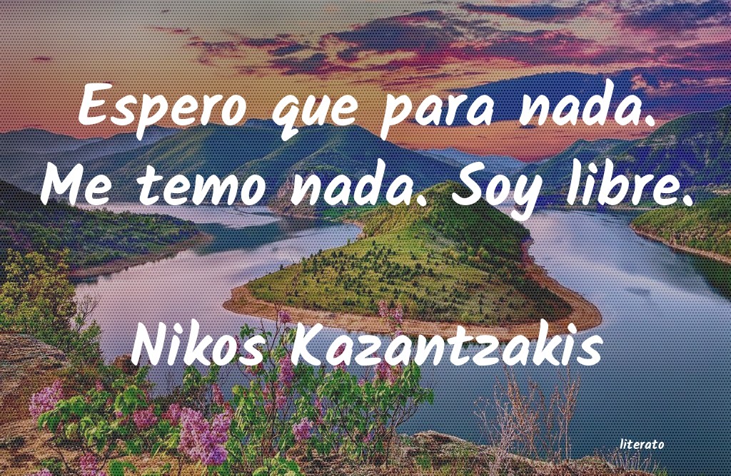 Frases de Nikos Kazantzakis