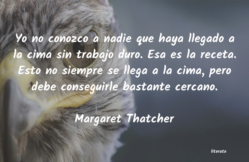 frases de Margaret Thatcher