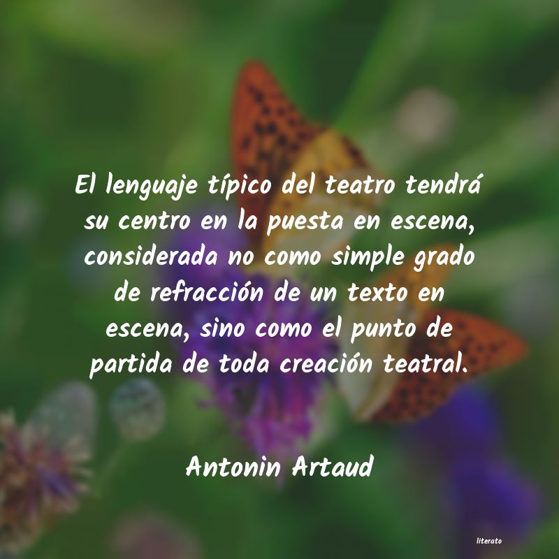 frases de Antonin Artaud