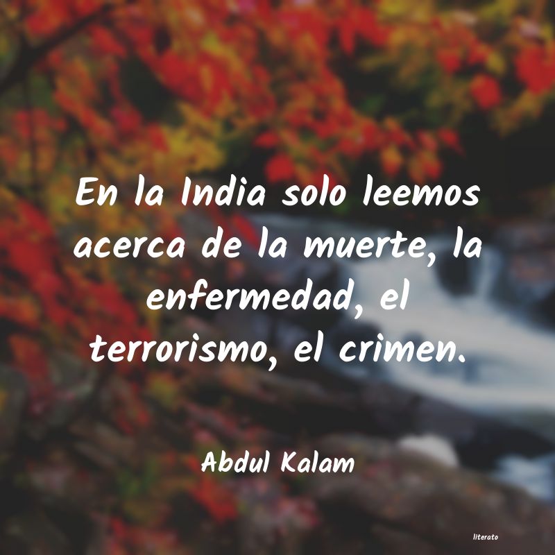 Frases de Abdul Kalam