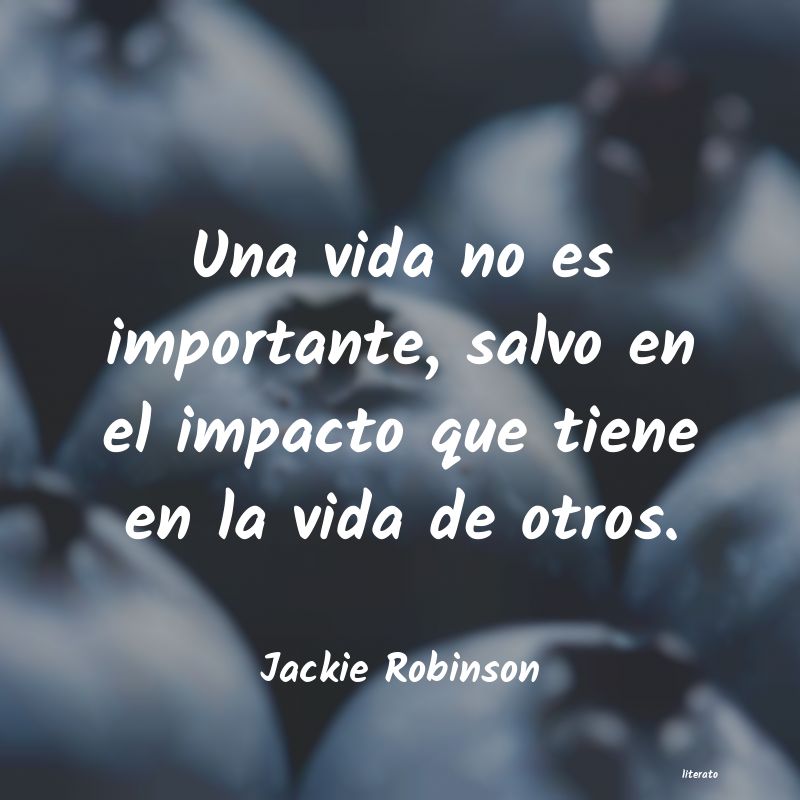 Frases de Jackie Robinson