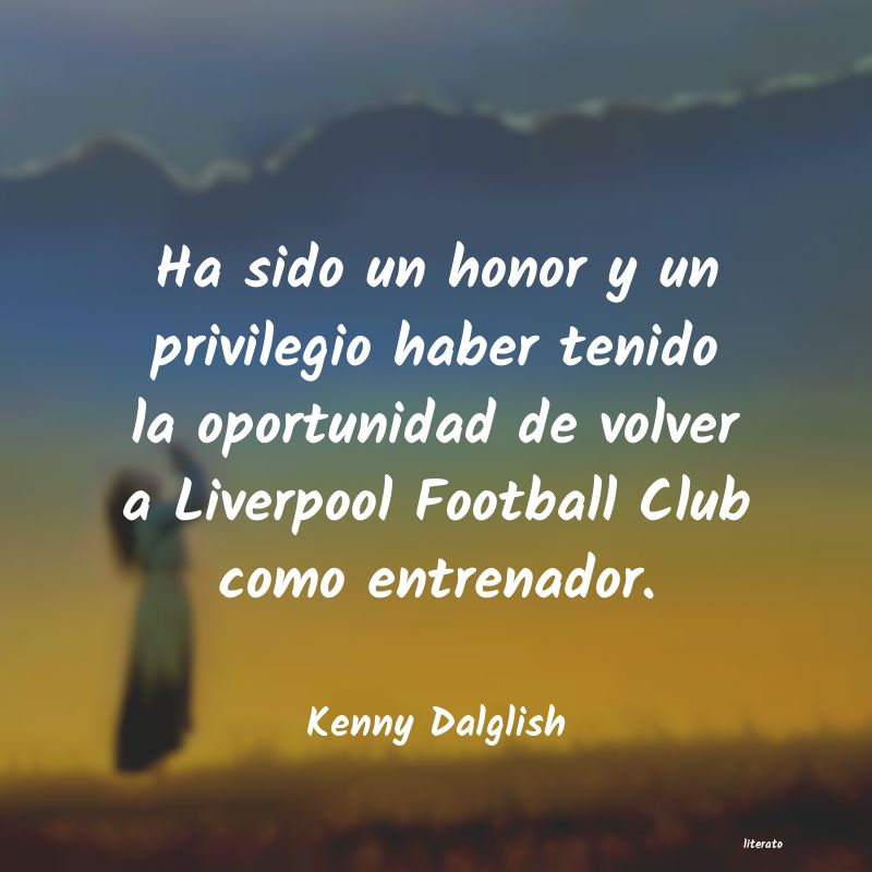 Frases de Kenny Dalglish