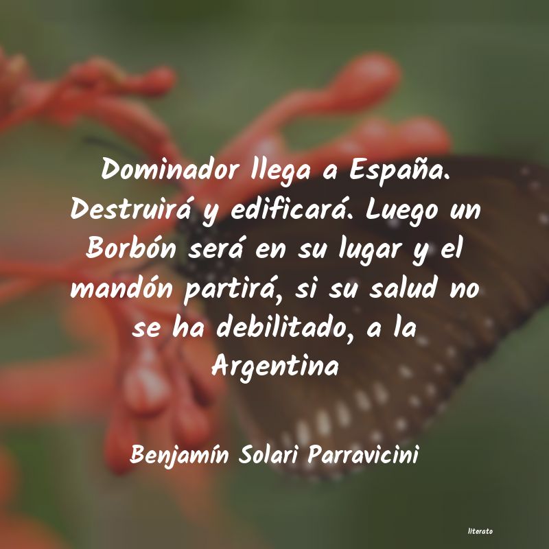 Frases de Benjamín Solari Parravicini