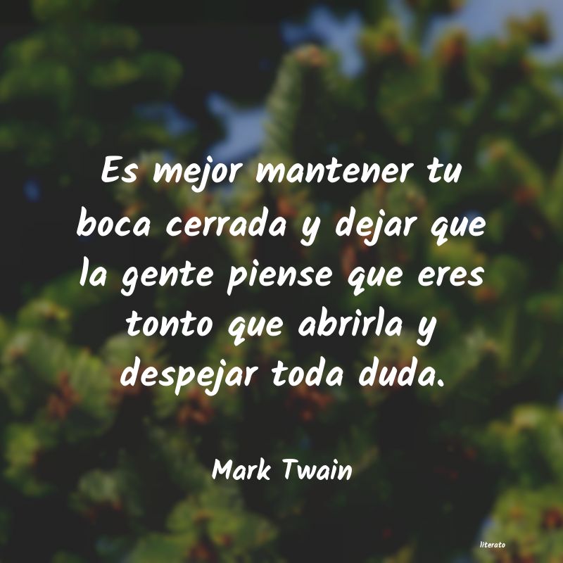 frases de Mark Twain